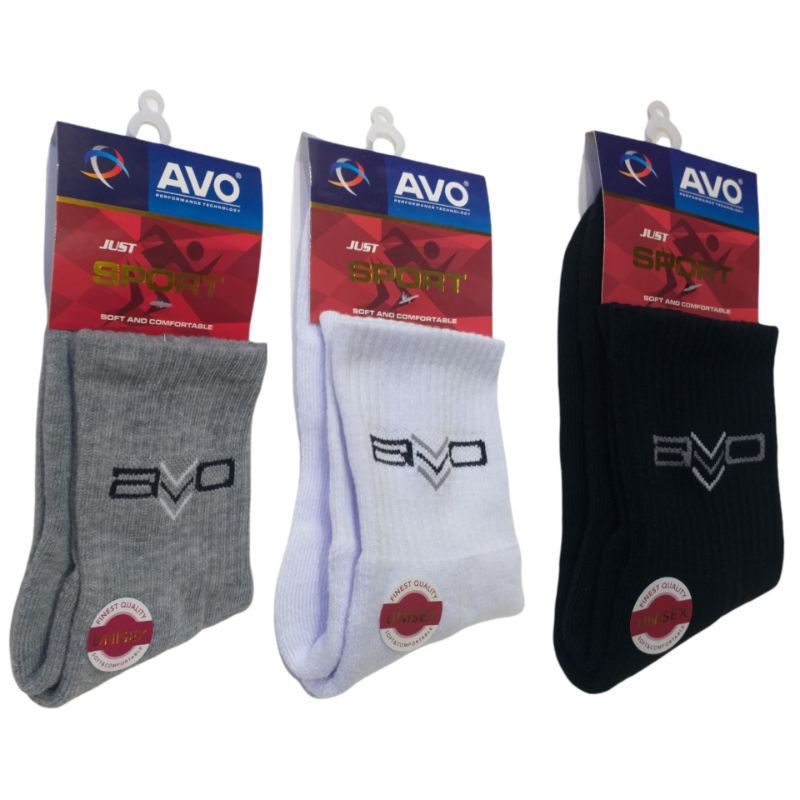 KAOS KAKI AVO SPORT PENDEK 3/4 PRIA WANITA