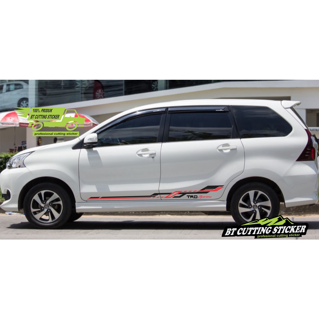 STICKER MOBIL AVANZA VELOZ AVANZA STICKER CUTTING MOBIL TOYOTA AVANZA VELOZ STRIPING