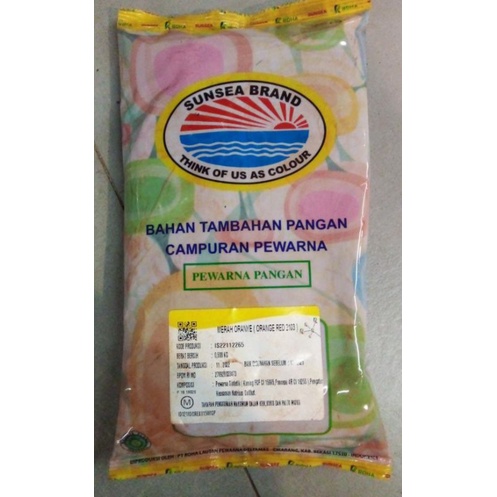 

Roha Pewarna Merah Oranye Orange Red 2103 500gr