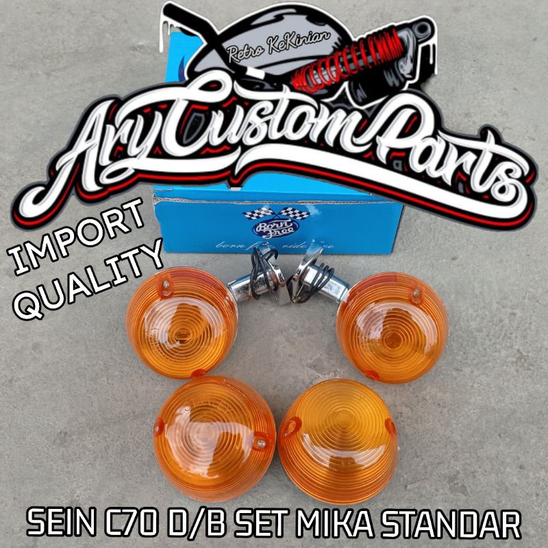 Lampu sein sen c70 import depan belakang