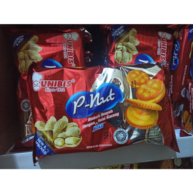 

Unibis P-nut Pnut biskuit selai kacang 258gr