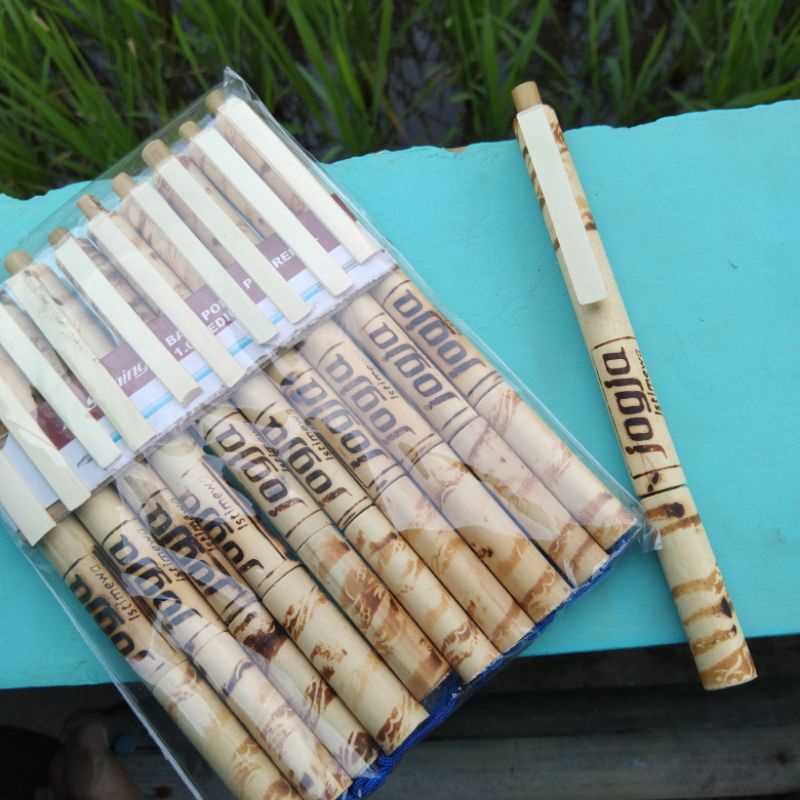 

1 pcs pulpen unik bambu motif Jogja souvernir Malioboro oleh oleh khas Yogyakarta