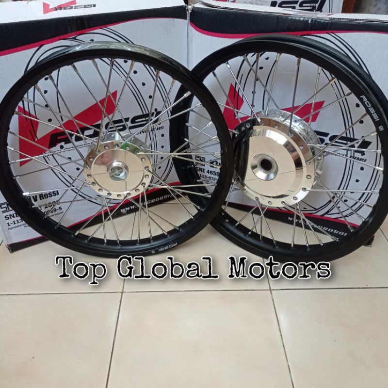 VELG HONDA BEAT VARIO SCOOPY GENIO RING 17 MEREK ROSSI SEPASANG ORIGINAL