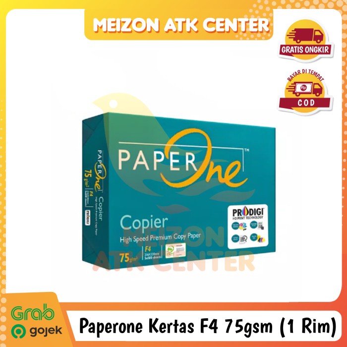 

:::::::] TERMURAH!!! Kertas PAPERONE F4 75 Gram Kertas Fotocopy F4 HVS F4 (RIM)