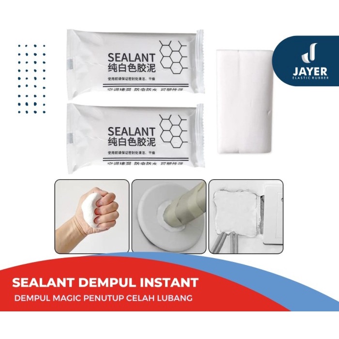 Sealant Dempul Tembok dempul padat penutup Celah lubang Instant