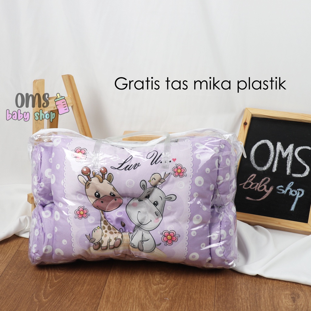 Bantal Guling Bayi Set / Bantal Bayi Karakter premium / Bantal peyang bayi set FREE TAS MIKA PLASTIK!