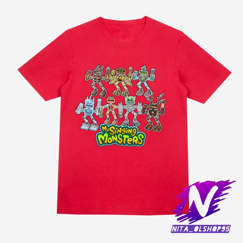 kaos anak baju anak mysinging monsters terbaru karakter