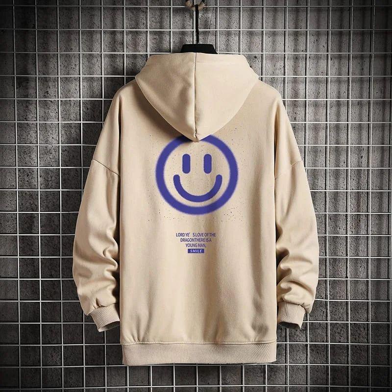 Hoodie Sweater SMILE BLACK bisa untuk jaket pria/wanita