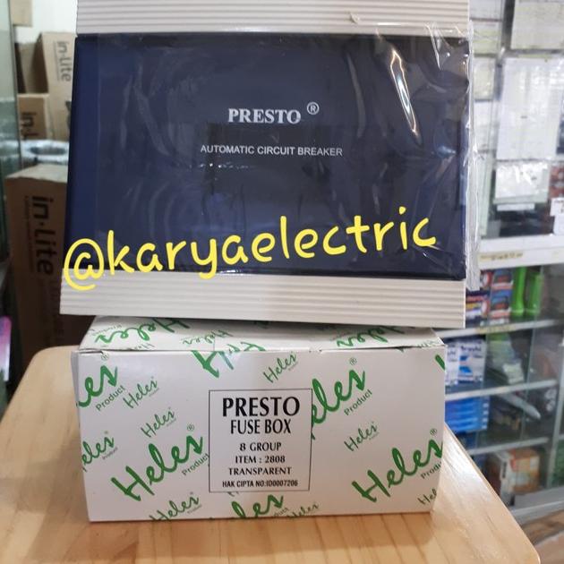Depan1 BOX MCB PRESTO INBOW 8 GROUP 8 GRUP 2808 TANAM FUSE BOX