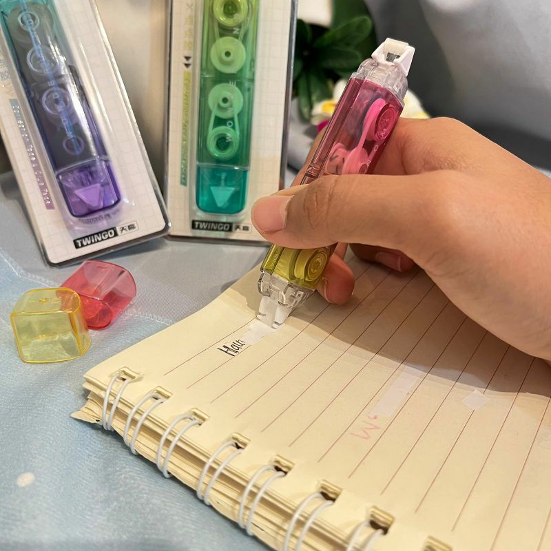 

2 in 1 Tip-X roll dan glue tape roll twinggo cover bening B8138