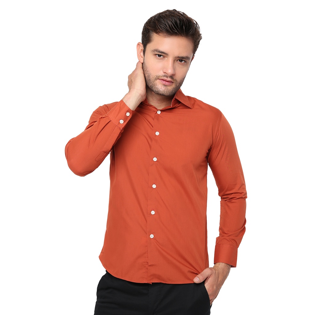 Kemeja Jas Pria Slim Fit - LNG 1768