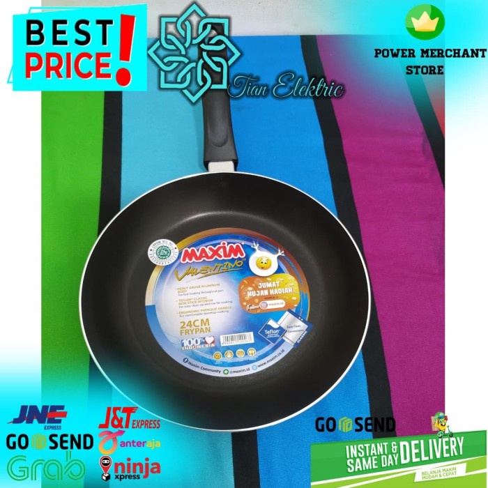 MAXIM VALENTINO VAL-24FP Fry Pan Teflon 24CM ORIGINAL.