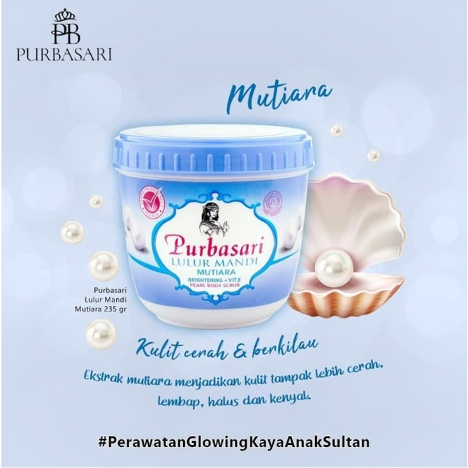 Purbasari Lulur Mandi 235gr Body Scrub | LulurMandi