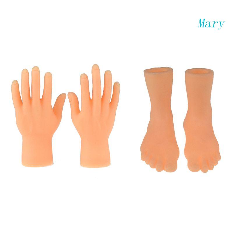 Mary Mini Finger Hands Screepy Halloween Cosplay Kostum Aksesoris Mini Tiny Hands