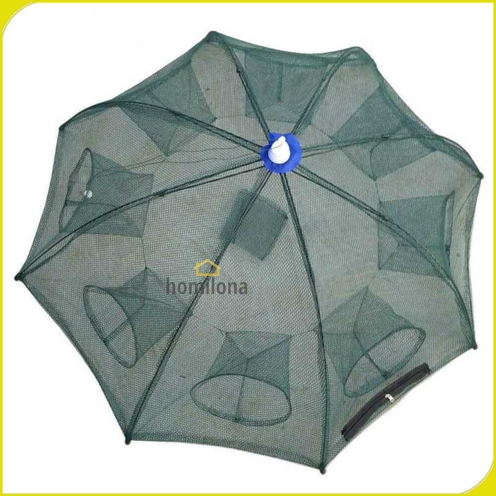 Jaring Pancing Ikan Hexagonal 8 Hole Fishing Net Trap Cage - Net001