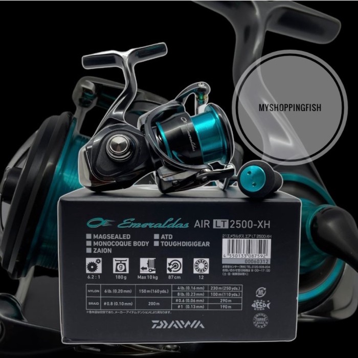 "'''] Reel Spinning Daiwa Emeraldas 21 Air LT 2500-XH JDM Series