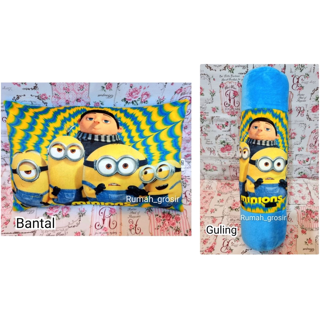 Bantal Atau Guling Boneka Minions