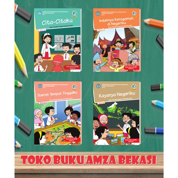 

Paket Buku Tematik SD Kelas 4 Semester 2 Tema 6 s/d 9