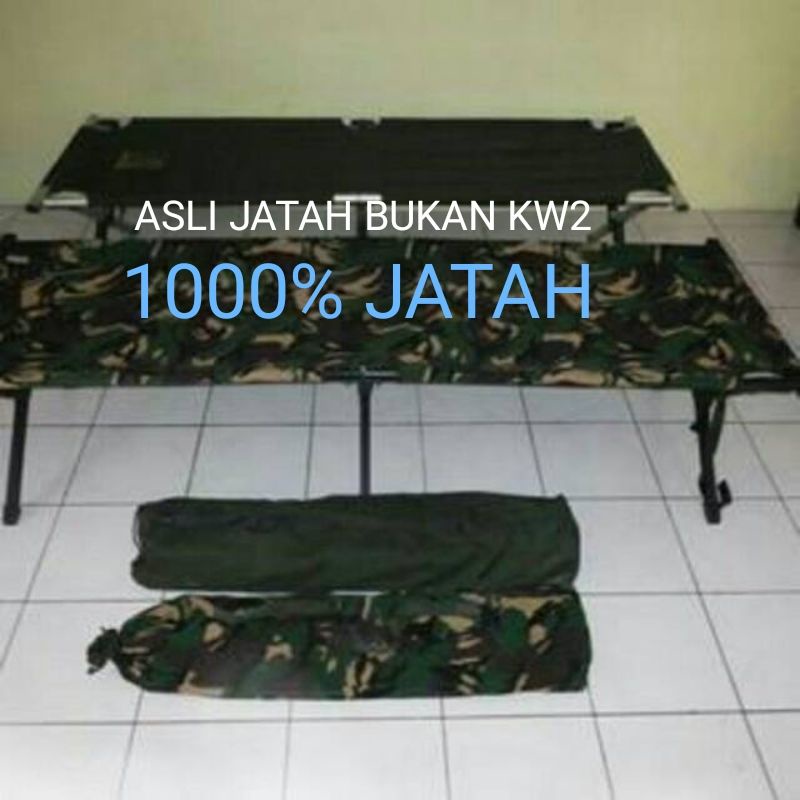 VELBED ALMUNIUM ASLI JATAH TNI