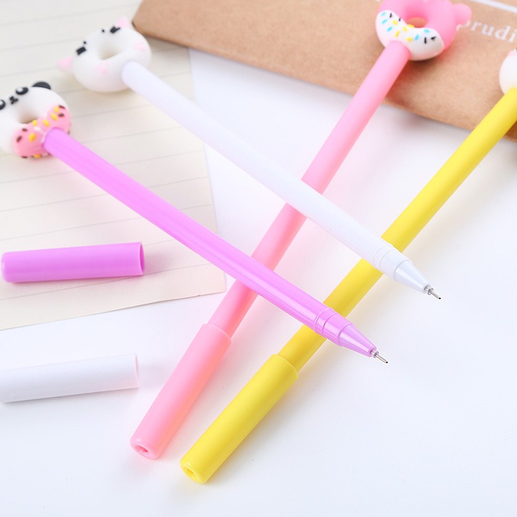 4pcs Pena Pen Pulpen Gel Set Tinta Cair Donat Hewan OSM-ST0192