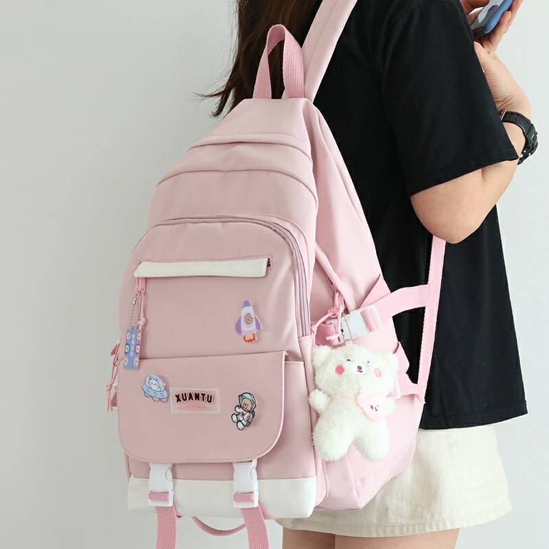 Tas TerBaru Populer 2023 Tas Sekolah Wanita Versi Korea Ransel Siswa Sekolah Menengah Pertama Sekolah Dasar Dalam Ransel Jepang Ransel Korea Murah Tas Punggung Perempuan Dewasa Sederhana Backpack Anak Perempuan Sekolah SD SMP SMA SMK KULIAH