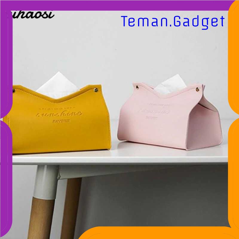 TG - DPR Bihaosi Kotak Tisu Premium Kulit Tissue Box V Mouth - ZJ008