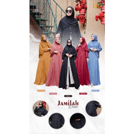 JAMILAH  SET DRESS BY J&Q (  Size L dan XL )