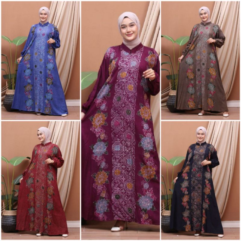 Gamis Batik Cap Super Jumbo LD 140