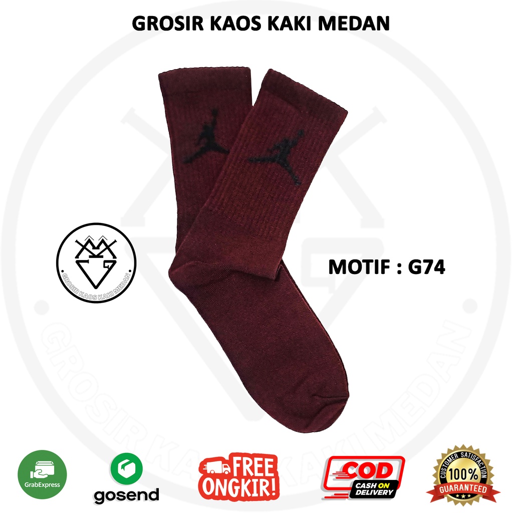 DISKON KAOS KAKI SKATE OLDSCHOOL MOTIF G74 CEWEK COWOK GROSIR MEDAN