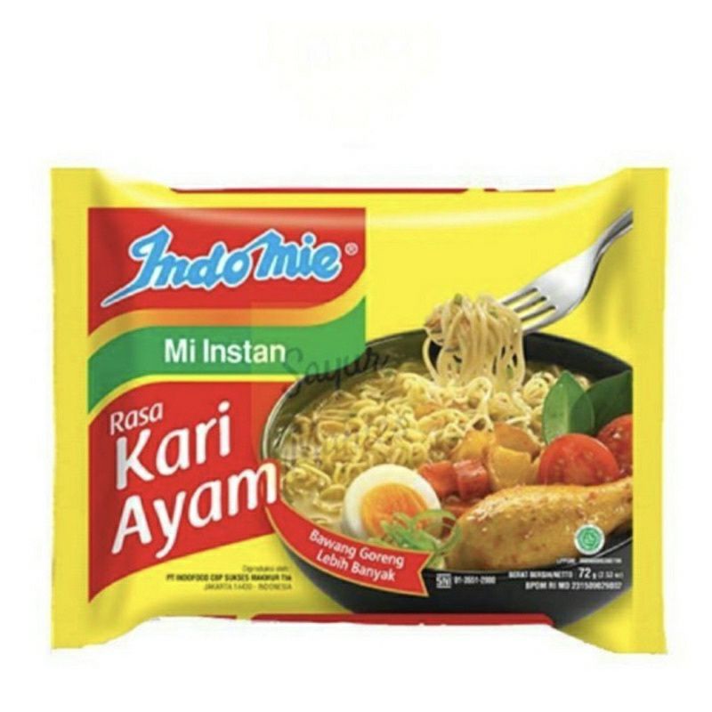 

Indomie Kuah Rasa Kari Ayam