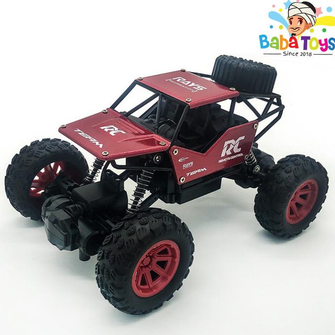 Mainan Mobil Remote Control 1:18 RC Rock Crawler Offroad Alloy