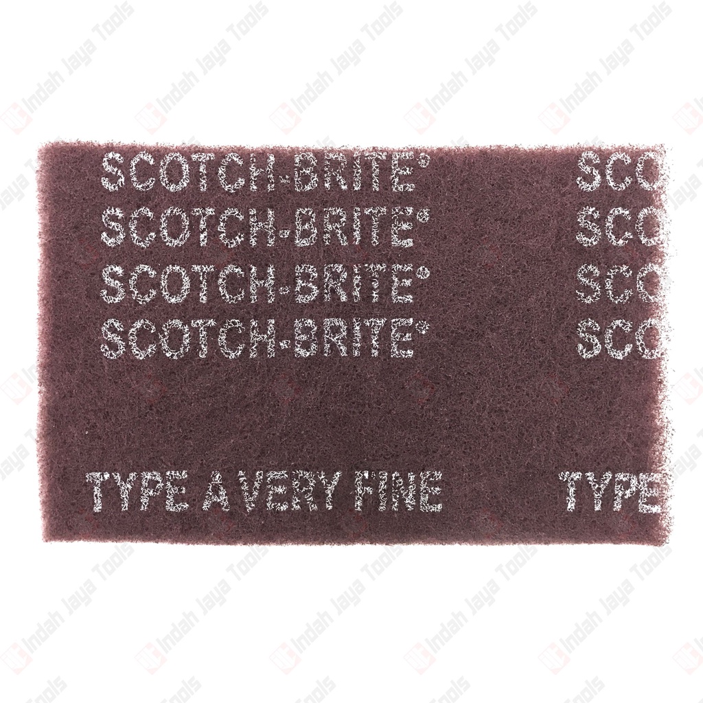 3M 7447 SCOTCH BRITE - Scotch Brite Maroon Red Merah Hand Pad