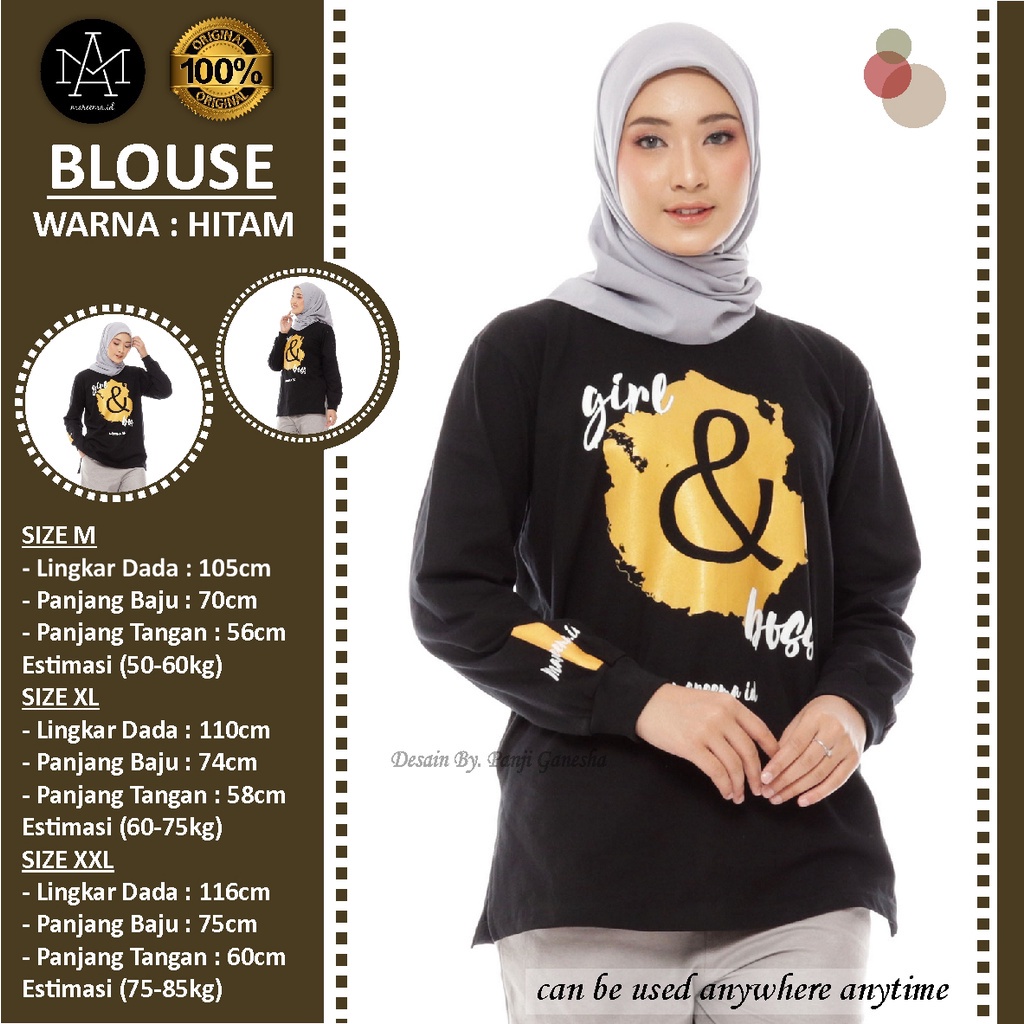 KAOS MAREEMA id MAREEMAid 100% ORIGINAL ORI ASLI BLOUSE BAJU TSHRIT ATASAN PAKAIAN FASHION WANITA CE