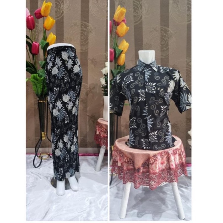 BA COUPLE KEBAYA AURORA LESTY KEBAYA MODERN K KEBAYA LESTI KEMEJA BATIK HITAM