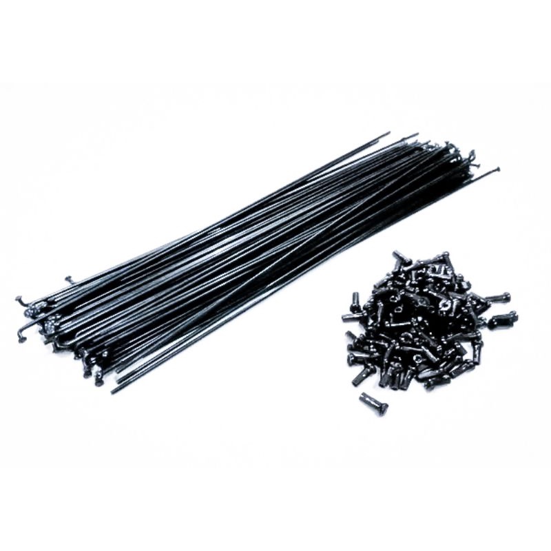 Jari Jari Ruji Sepeda Stainless 26 Hitam Spoke Stainless Black