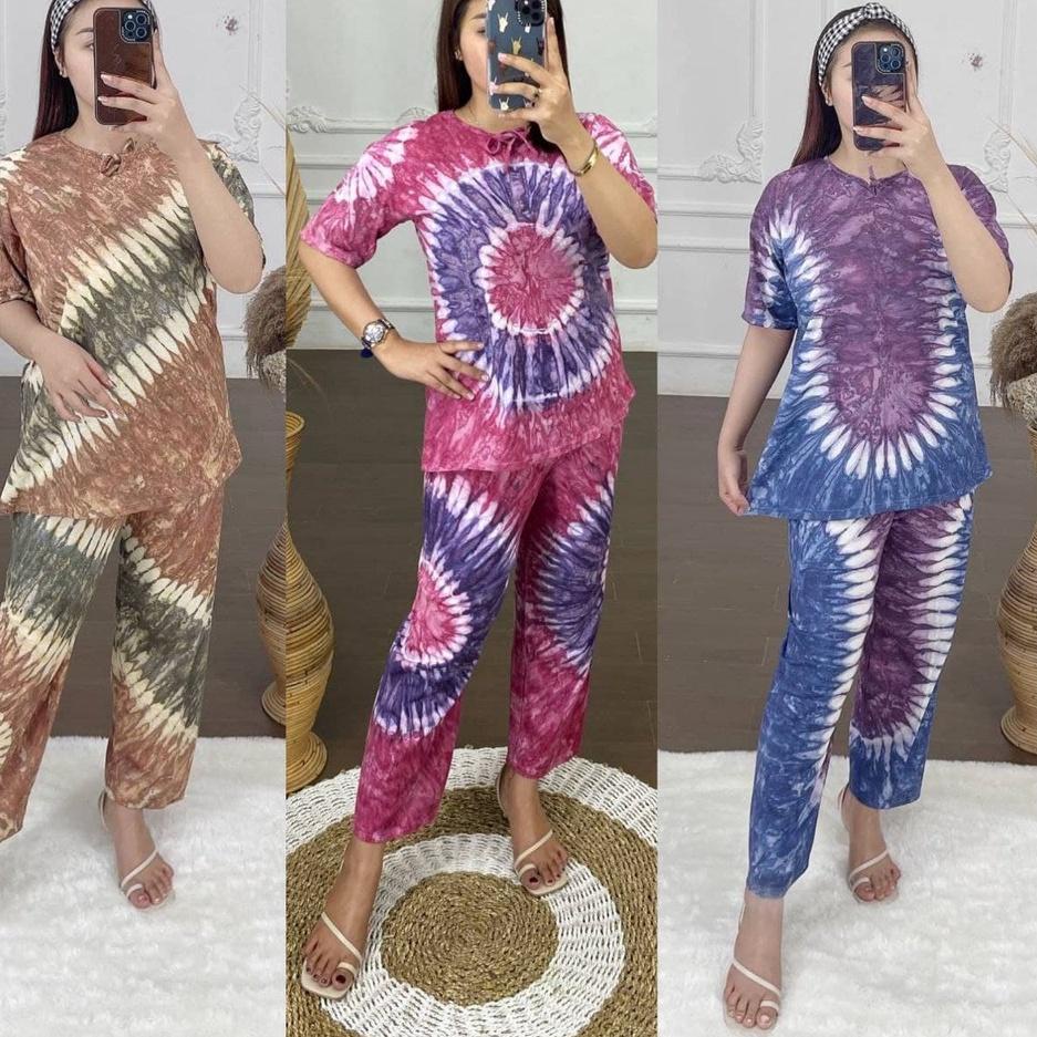 Di⚡kon   MANDA ONE SET / SETELAN RAYON DAILY ONE SET BAJU SETELAN WANITA KEKINIAN