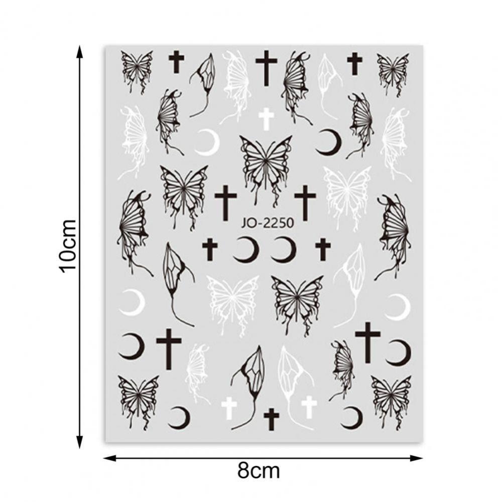 Solighter Stiker Kuku Baru Nail Decals Nail Art Hologram