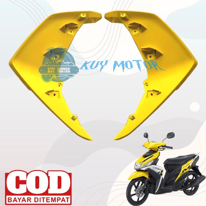 Body Sayap Sirip Samping Depan Yamaha Mio M3 Tahun 2014 - 2022 Kuning - Packing Kardus