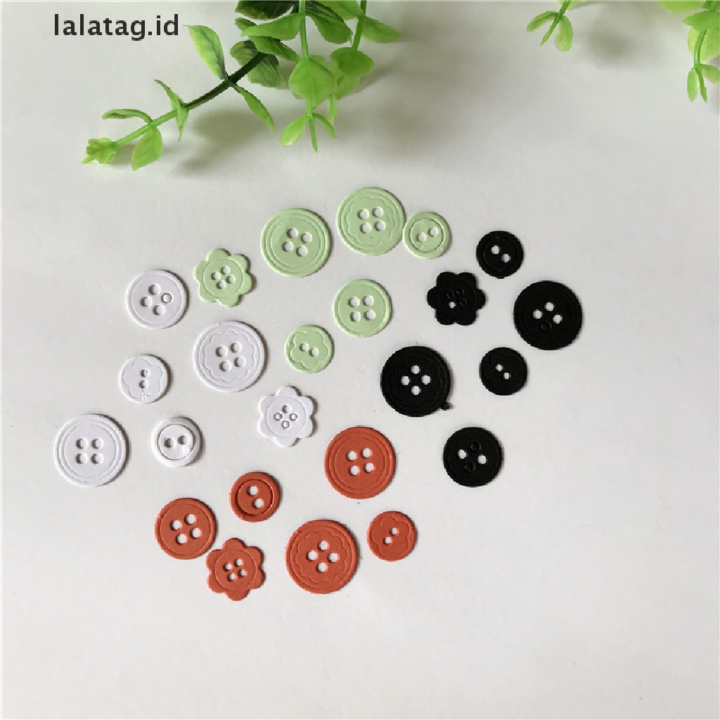 [lalatag] Button Metal Cutg Dies Untuk Kartu Album Scrapbooking DIY [ID]