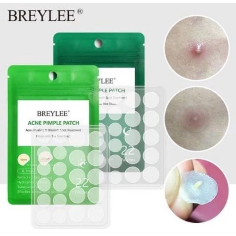 BPOM BREYLEE ACNE PIMPLE PATCH 0.1 MM STIKER SEDOT JERAWAT