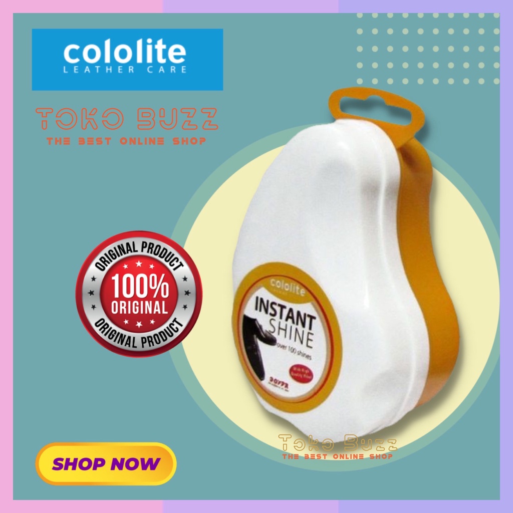 COLOLITE INSTANT SHINE Leather Care Spon Semir Pengkilat Sepatu Kulit Wanita Pria PREMIUM SHOE LEATHER CARE ORIGINAL