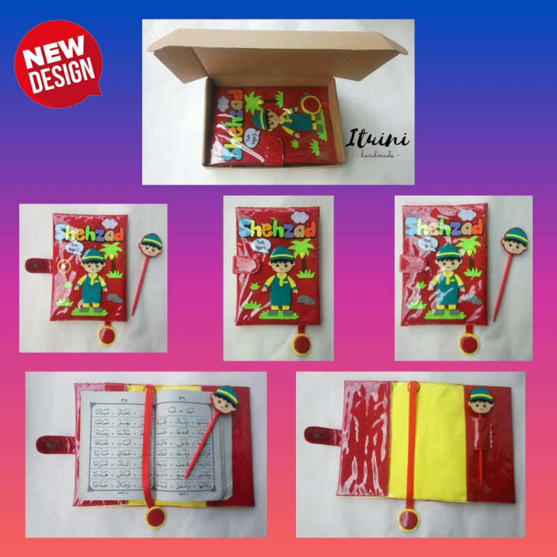 

Sampul Iqra Flanel Lapis Plastik Mika untuk Anak Laki-laki/ @ituini_handmade