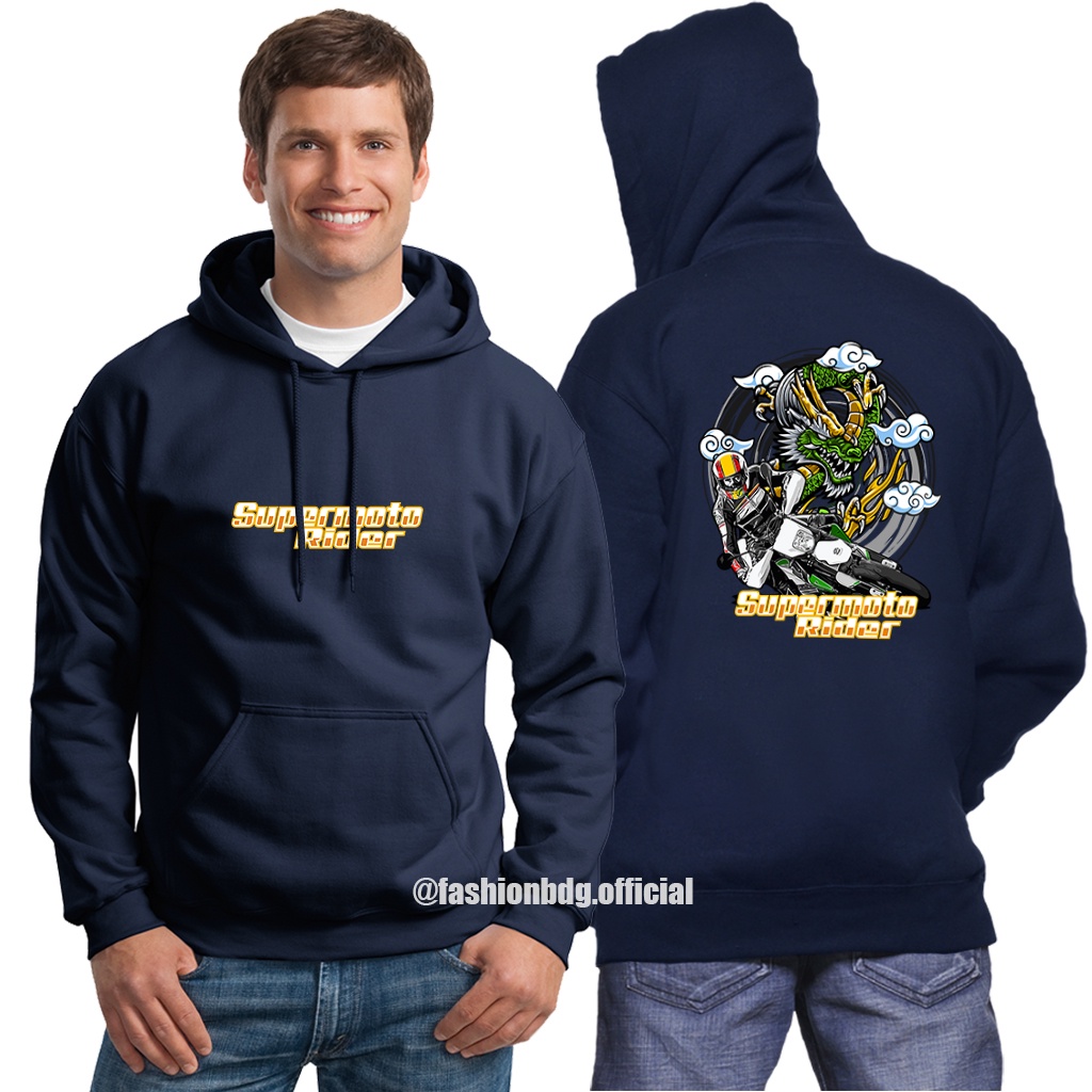 Sweater Hoodie Super Moto Motor cross