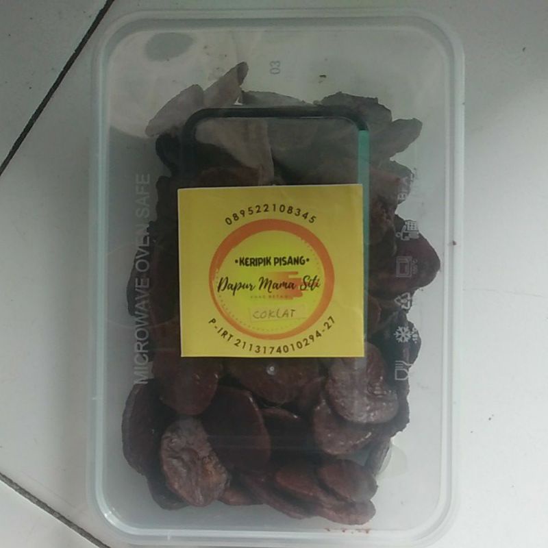 

keripik pisang lumer coklat