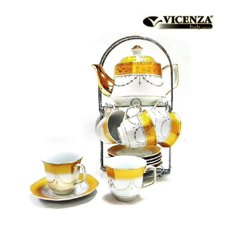 GELAS TEA SET SEGI 8 VICENZA C78 NEW PRODUK!