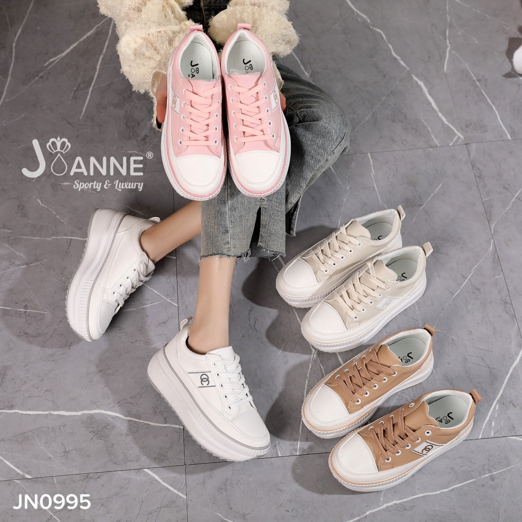 JOANNE Highsole Sneakers Shoes #JN0995 ORIGINAL