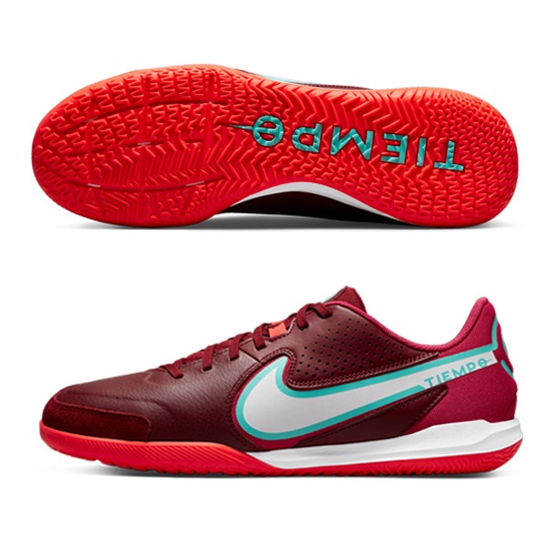 SEPATU FUTSAL NIKE TIEMPO LEGEND 9 IC MAROON