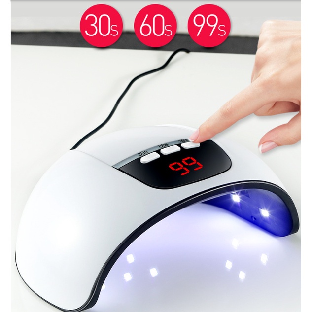 Alat Kecantikan Pengering Kutek Kuku 54W UV LED Nail Dryer