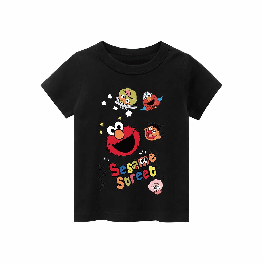 Kaos Anak laki-laki &amp; perempuan motif Elmo | kaos combed 30s printing | Kaos Distro anak