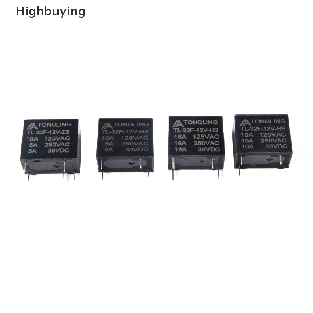 Hbid JZC-32F 5V 12V 24V Power Relays JZC-32F-005-ZS3 JZC-32F-012-ZS3 JZC-32F-024-ZS3 10A 250VAC 4PIN Glory